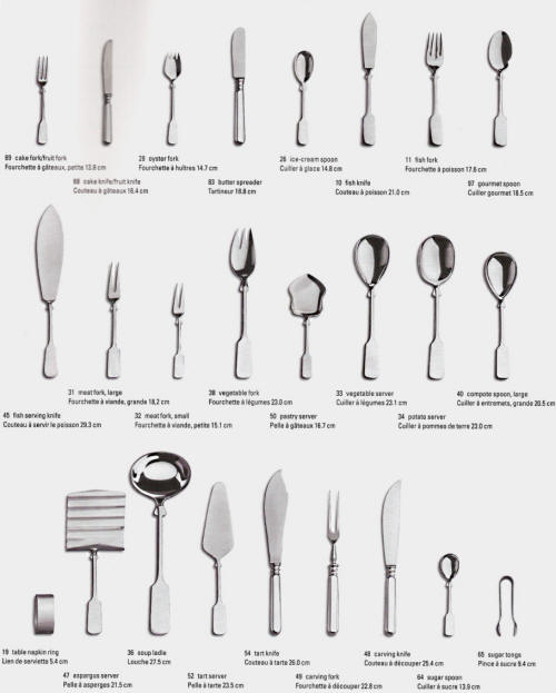 Robbe and Berking Silverware Collection, Sterling Silver, Silver Plate